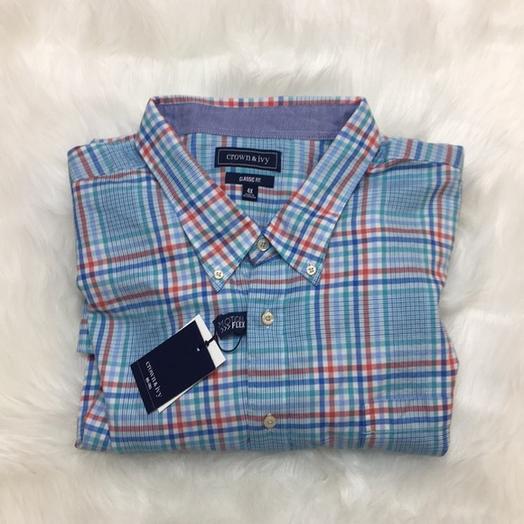 crown & ivy Other - NEW $65 Crown & Ivy Big Men’s Button Down 2XLT 4X